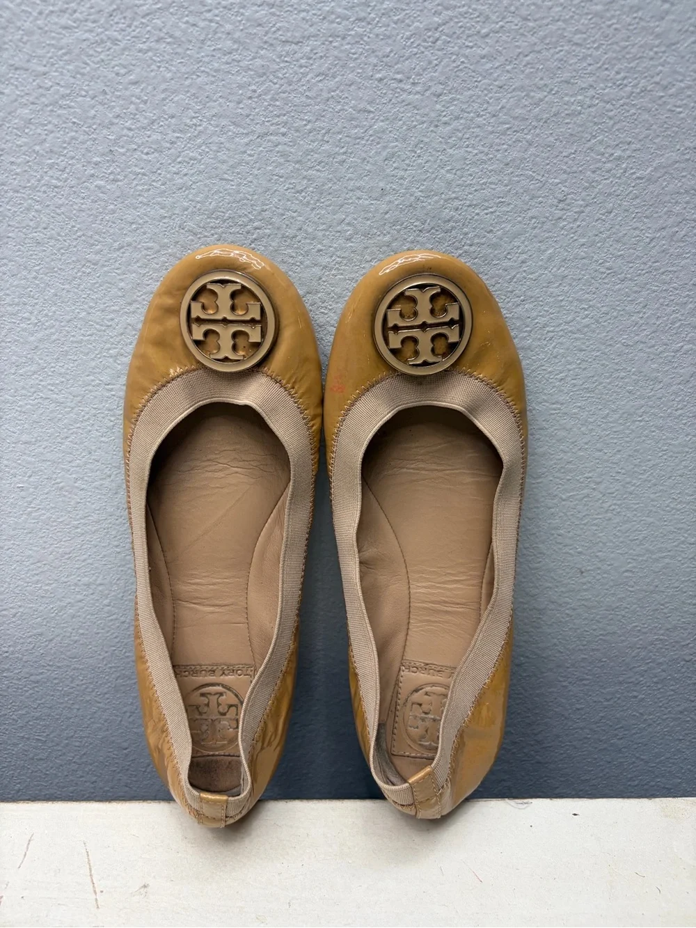 Tory Burch Brown Leather Coraline Flats Size 6.5